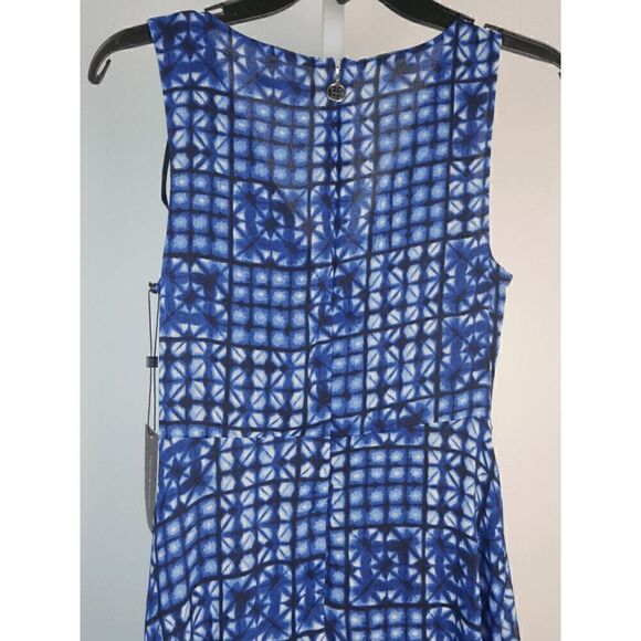 TOMMY HILFIGER Women's Island Tile Chiffon Maxi Dress Size 2 - Picture 6 of 12